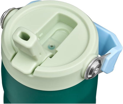STANLEY IceFlow Flip Straw 2.0 Bottle, 16 oz, Emerald Honeydew