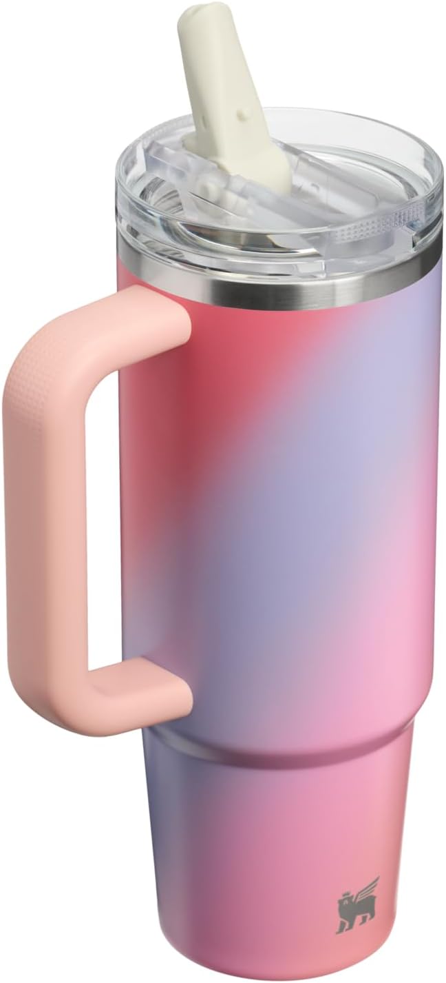 STANLEY Quencher ProTour Flipstraw Tumbler, 30 oz, Sunset Spiral