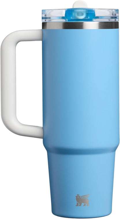 STANLEY Quencher ProTour Flipstraw Tumbler, 30 oz, Team Light Blue White