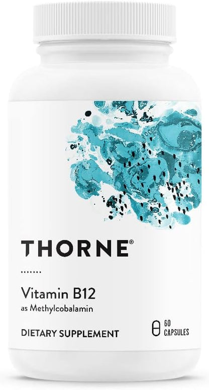 THORNE - 5-MTHF & Vitamin B12 Bundle - Cardiovascular & Nerve Support - 60 Servings