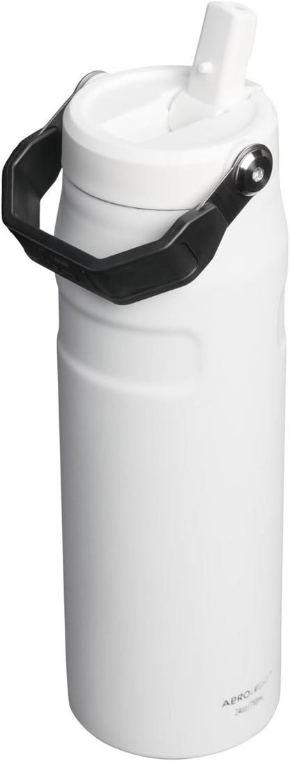 STANLEY IceFlow Flip Straw 2.0 Bottle, 24 oz, Chalk
