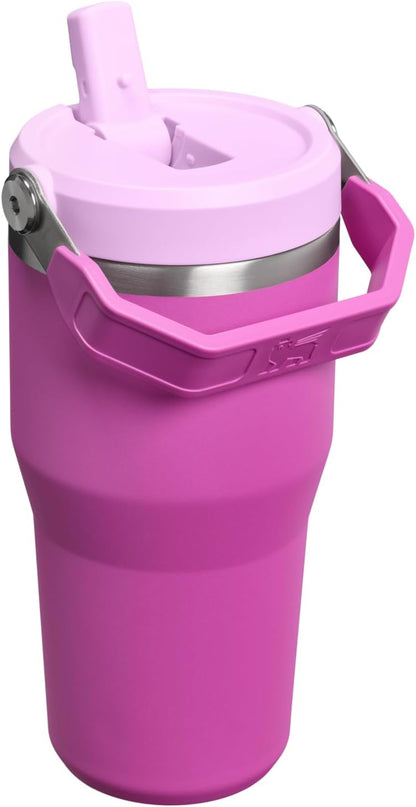 STANLEY IceFlow 2.0 Flip Straw Tumbler, 20 oz, Dark Blossom