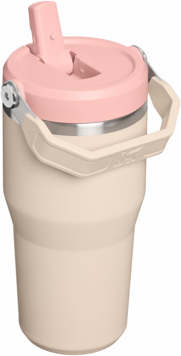 STANLEY IceFlow 2.0 Flip Straw Tumbler, 20 oz, Champagne
