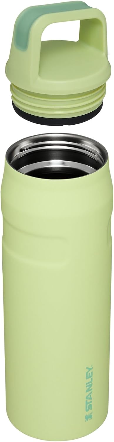 Stanley IceFlow Cap and Carry Water Bottle | Wide Mouth Twist Lid | Lightweight & Leakproof for Travel & Sports | Insulated Stainless Steel | BPA-Free