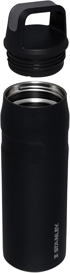 Stanley IceFlow Cap and Carry Water Bottle | Wide Mouth Twist Lid | Lightweight & Leakproof for Travel & Sports | Insulated Stainless Steel | BPA-Free