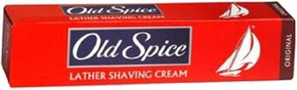 1 Original Old Spice Lather Shaving Cream Tube 70gms