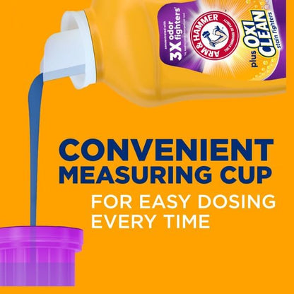 ARM & HAMMER Plus OxiClean with Odor Blasters Liquid Laundry Detergent