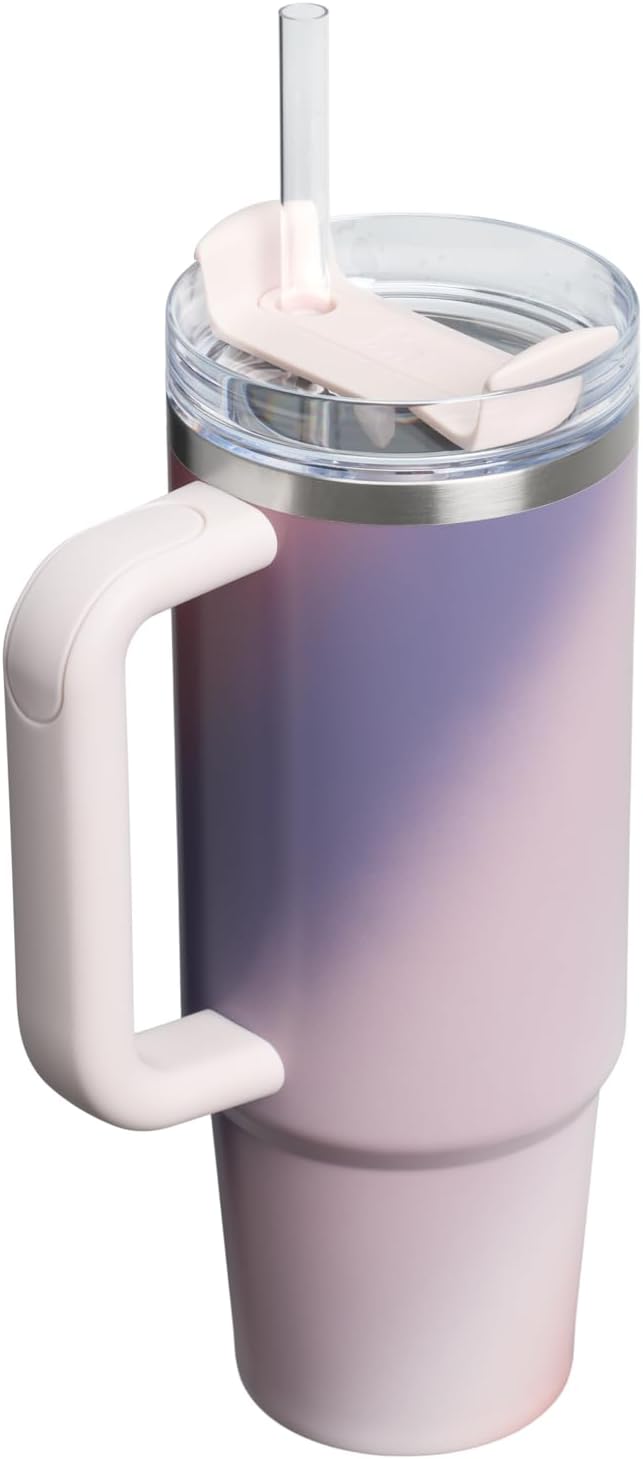 STANLEY Quencher H2.0 Flow State Tumbler, 30 oz, Dawn Spiral