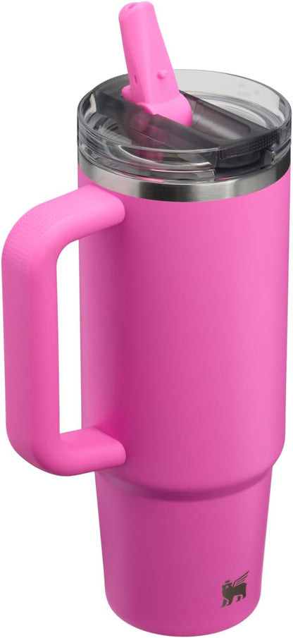 STANLEY Quencher ProTour Flipstraw Tumbler, 30 oz, Hot Pink