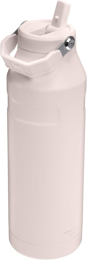 STANLEY IceFlow Flip Straw 2.0 Bottle, 50 oz, Rose Quartz