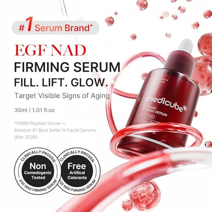 medicube Face & Body Firming Duo, NAD+ Firming Serum & PDRN Gua Sha Cream