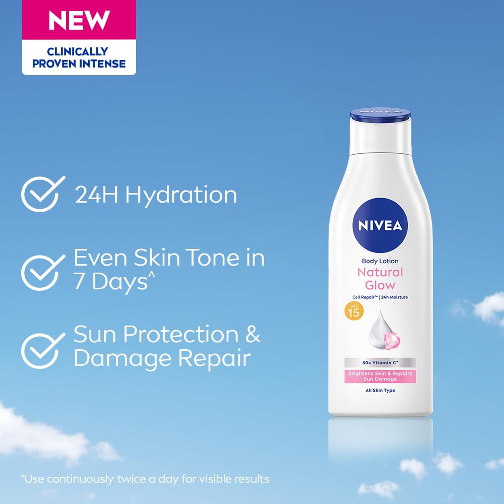 Nivea Body Lotion, Moisturizing, 200ml (6.8 fl oz)