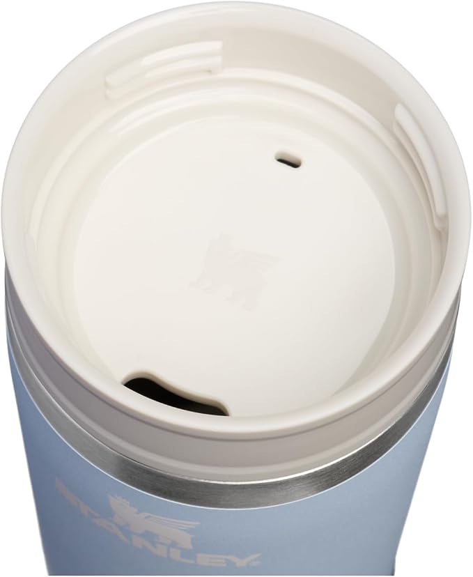 STANLEY Cafe To Go Travel Mug 20 oz | Leakproof Two-Part Drink Through Lid | Tumbler Cup for Coffee, Tea and Drinks | Insulated Stainless Steel Coffee Mug | BPA-Free | Blue Dream Stone