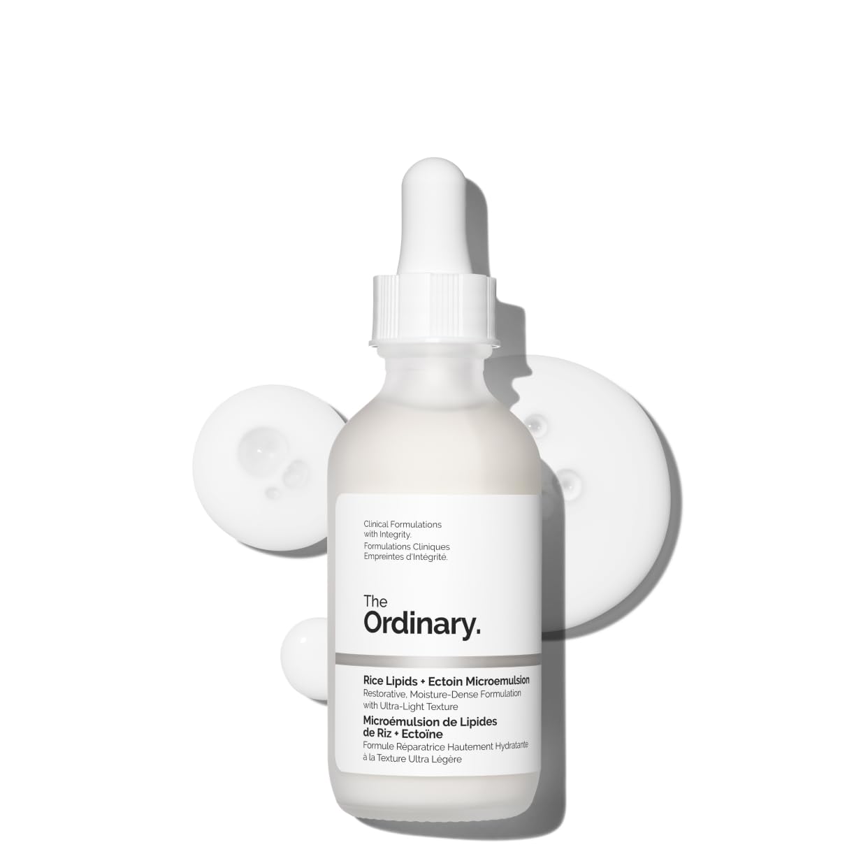 The Ordinary Rice Lipids + Ectoin Microemulsion Moisturizer for Dry Skin, Soothing Hydration, Barrier Repair, Reduced Redness