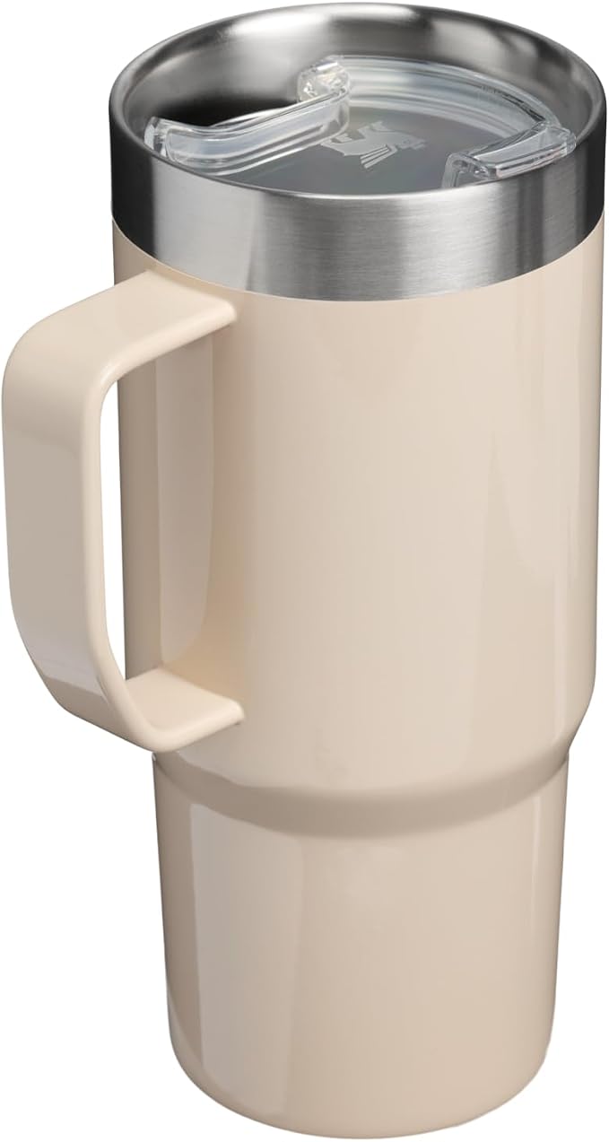 STANLEY The Everyday Suburban Mug | 16 oz | Drink Through Lid | Cup for Coffee, Tea and Drinks | Insulated Stainless Steel Coffee Mug | BPA-Free | Champagne Gloss