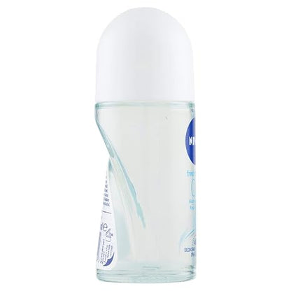 Nivea Roll On Aluminium Free Fresh Natural 0% Aluminum Free Deodorant, 50g, Pack of 1