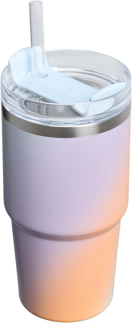 STANLEY Quencher H2.0 Flow State Tumbler, 20 oz, Sunrise Spiral