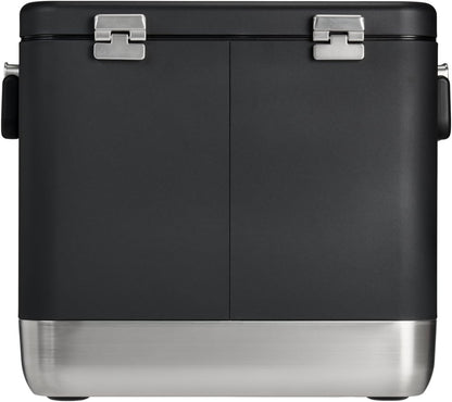 STANLEY Lifted Spirits Stainless Steel Cooler | Vacuum Insulated Hard Cooler | Leakproof VaultSeal Latch | Premium 18/8 Recycled Stainless Steel | BPA-Free