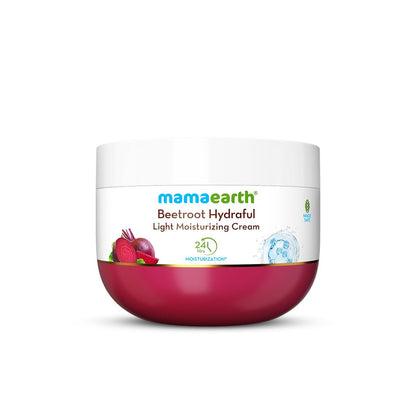 MAMAEARTH Beetroot Hydraful Light Moisturizing Cream for Soft and Smooth Skin 200g