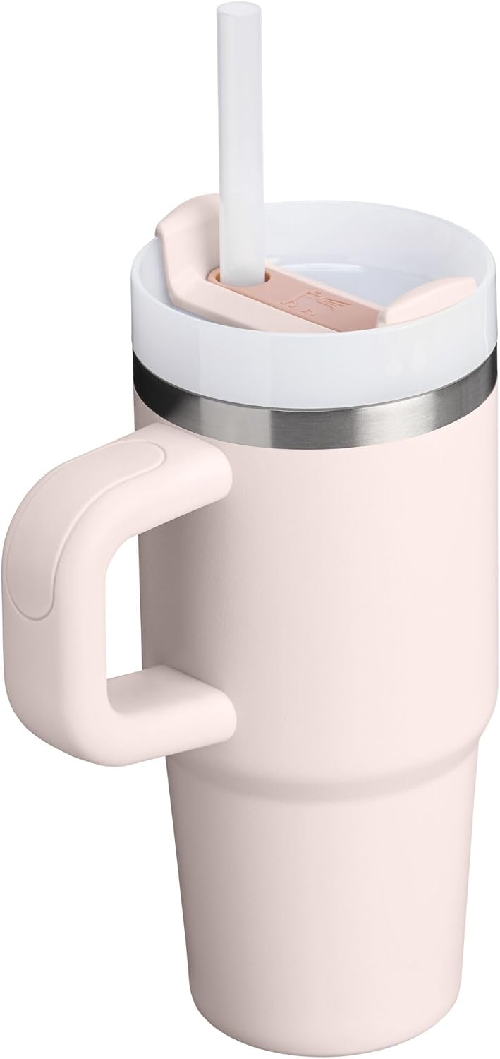 STANLEY Quencher H2.0 Flow State Tumbler, 14 oz, Rose Quartz 2.0