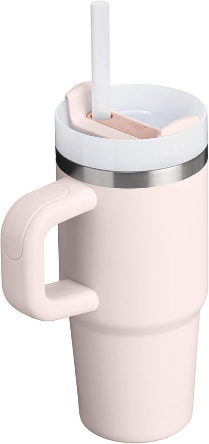 STANLEY Quencher H2.0 Flow State Tumbler, 14 oz, Rose Quartz 2.0