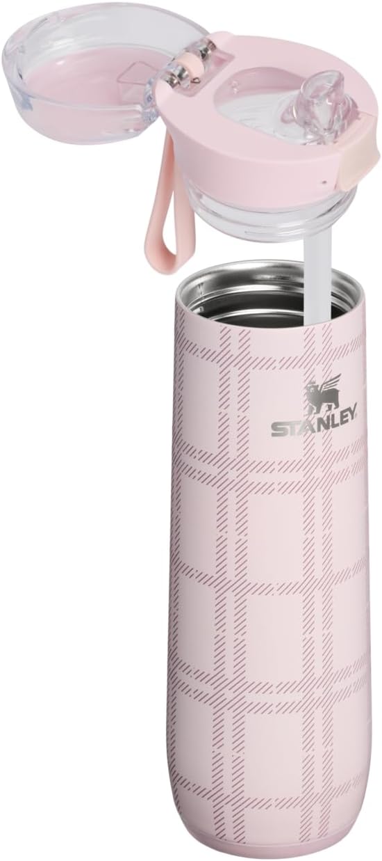 STANLEY Flowstate Spring Bottle, 20 oz, Blossom Plaid