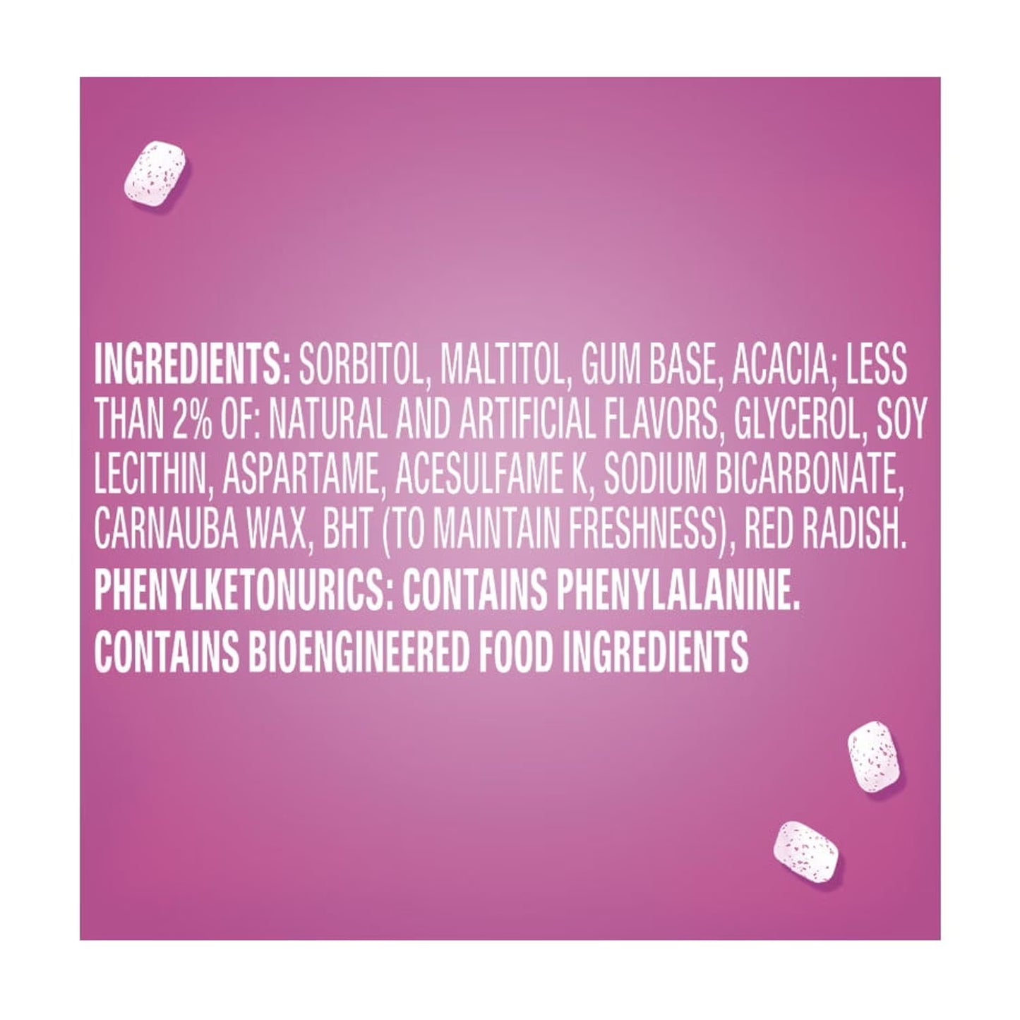 Orbit Bubblemint Sugar Free Chewing Gum, Value Pack - 180 Ct Bag