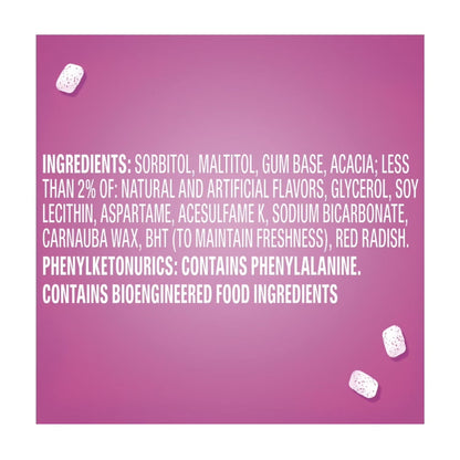Orbit Bubblemint Sugar Free Chewing Gum, Value Pack - 180 Ct Bag