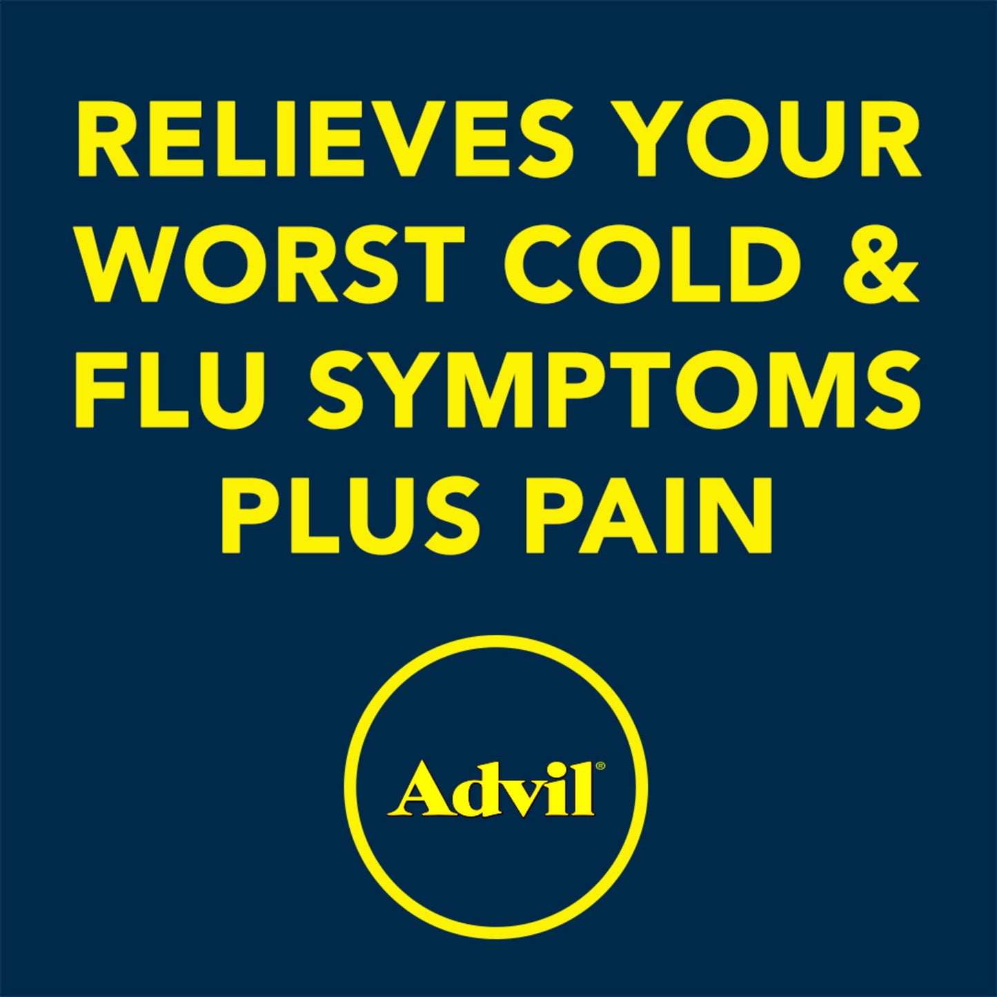 (3 pack) Advil Multi-Symptom Cold and Flu Medicine Fever Reducer Coated Tablets, 20 Count
