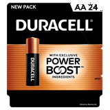 (16 pack) Duracell PowerBoost AA Batteries, 16 Pack, 384 Count