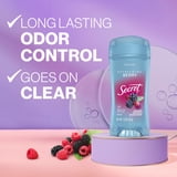 Secret Fresh Clear Gel Antiperspirant and Deodorant, Berry, 3 x 2.6oz