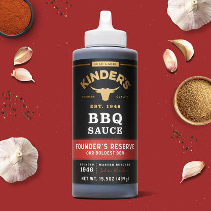 Kinder's Gold Label Founder's Reserve BBQ Sauce, 15.5 oz Squeeze Bottle
