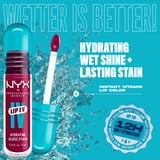 NYX Professional Makeup Lip IV Hydrating Lip Oil & Stain with Coconut Water, Magenta Mist, 0.16 fl oz