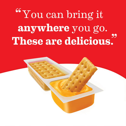 Handi-Snacks RITZ Crackers 'N Cheesy Dip Snack Packs, 10 Snack Packs
