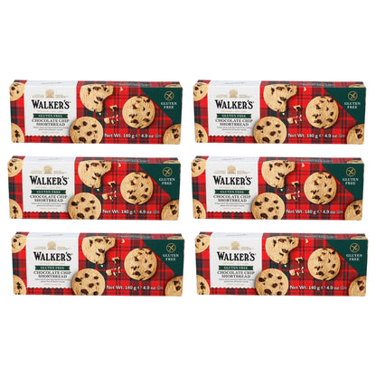 Walker’s Shortbread Gluten-Free Chocolate Chip Shortbread Cookies, Kosher, 9 Count (6 Pack)