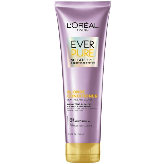 L'Oreal Paris Sulfate Free Blonde Conditioner, Brightening, Squeeze, 8.5 fl oz