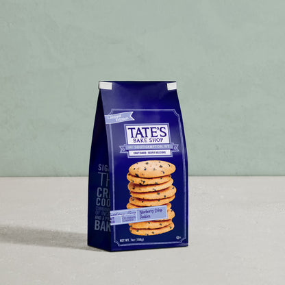 Tate's Bake Shop Blueberry Crisp Cookies, Limited Edition, 7 oz Bag