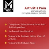 Member's Mark Arthritis Pain Extended Release Tablets, 650 mg Acetaminophen, 200 ct./pk., 2 pk.