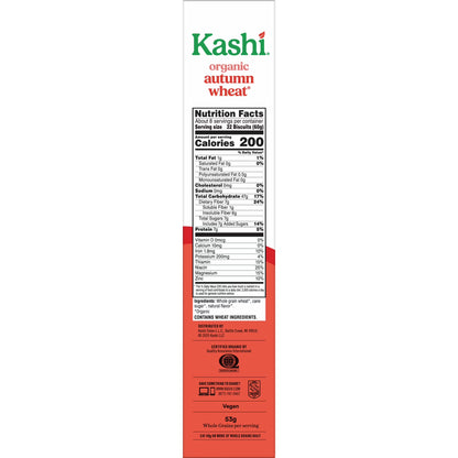 Kashi Autumn Wheat Breakfast Cereal Box, 18 oz