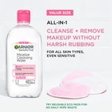Garnier SkinActive Micellar Cleansing Water All in 1 Makeup Remover, Face Cleanser, 23.7 fl oz