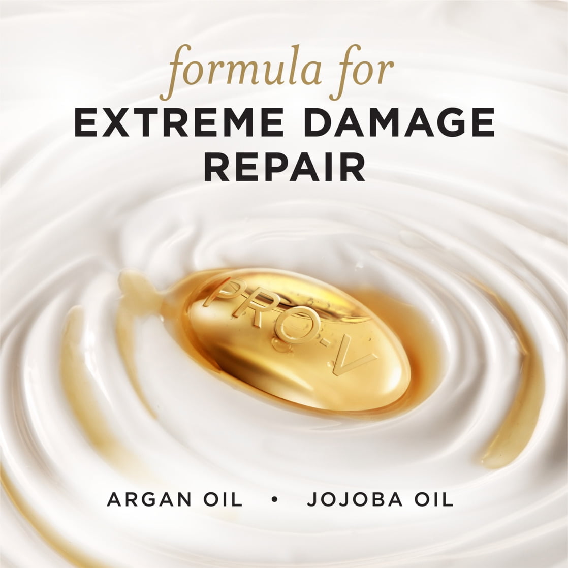 Pantene Pro-V Miracles Conditioner, Extreme Damage Care, Regenerative Oil Blend, 10.9 fl oz