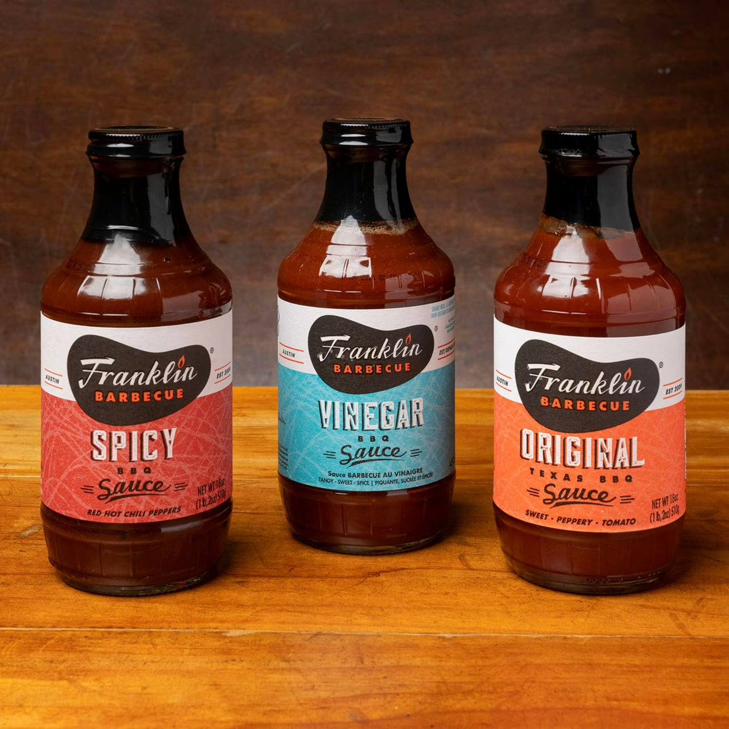 Franklin Barbecue Spicy BBQ Sauce, 18 oz
