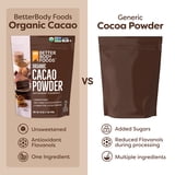 BetterBody Foods Organic Cacao Powder, Gluten-Free, 16 oz