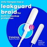 Tampax Pearl Tampons with LeakGuard Braid, Regular Absorbency, 50 Count