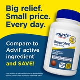 Equate Ibuprofen 200mg Tablets, Pain Reliever and Fever Reducer, 500 Count
