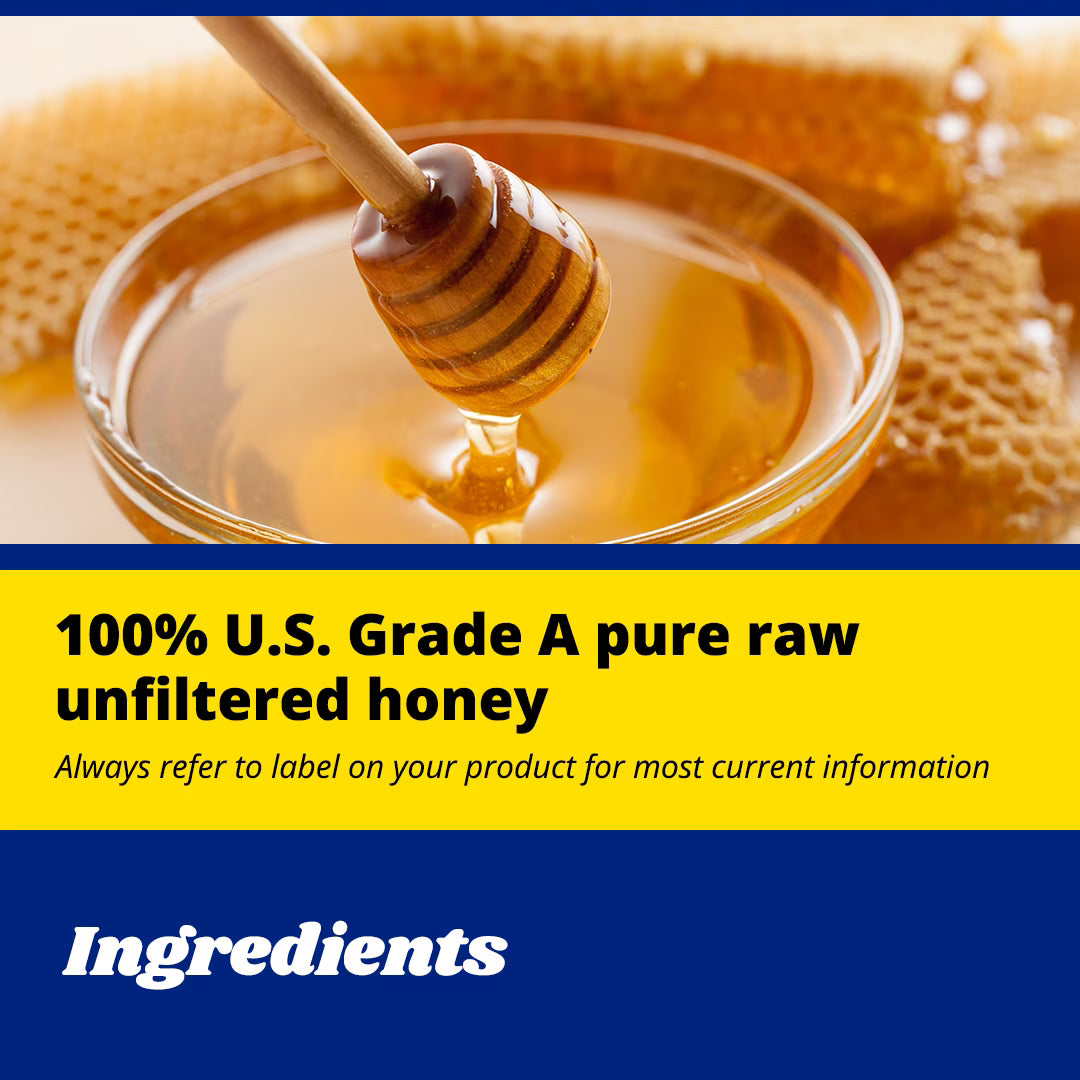 Fischers Honey, 24oz Raw and Unfiltered, Premium, Pure, Squeeze Bottle