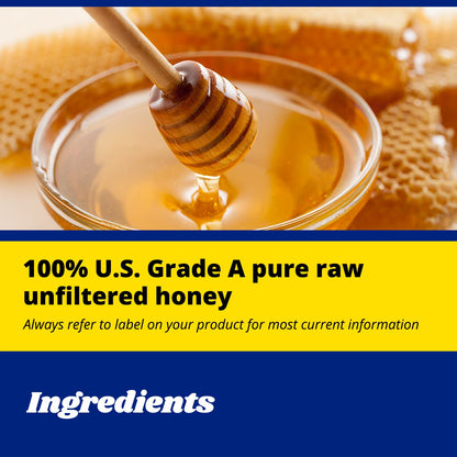 Fischers Honey, 24oz Raw and Unfiltered, Premium, Pure, Squeeze Bottle