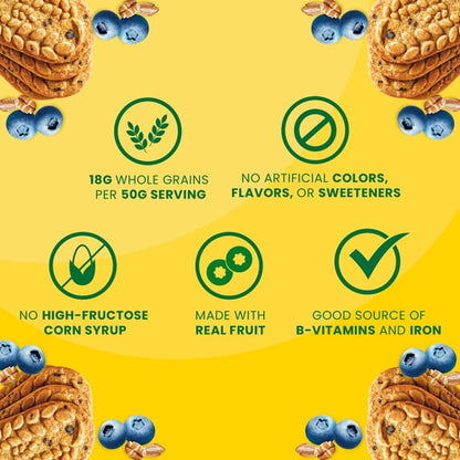 (3 pack) belVita Breakfast Bars Biscuits, Blueberry, 5 Packs (4 Biscuits Per Pack)