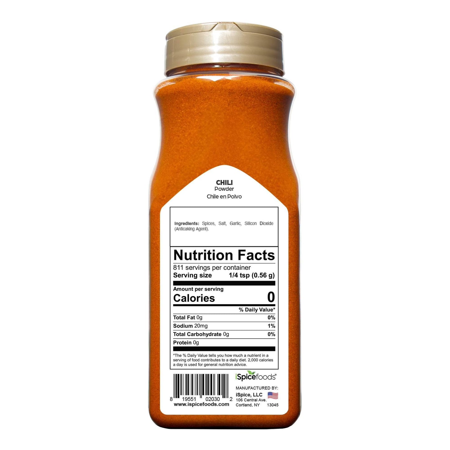iSpice | Chili Powder | 16 oz | Gourmet Spice | Bulk Size | Kosher