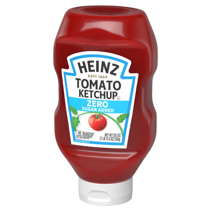 Heinz Tomato Ketchup with No Sugar Added, 29.5 oz Bottle